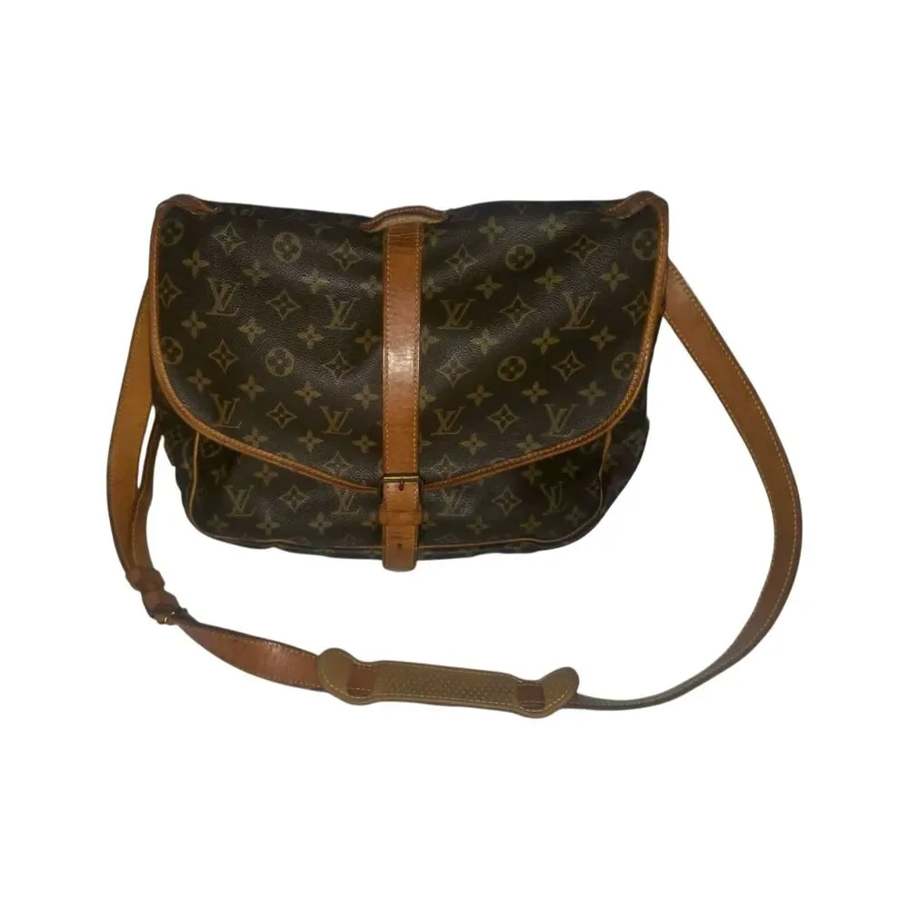 Vintage Louis Vuitton Saumur 35 Crossbody Bag - Entrupy Certified with dust bag